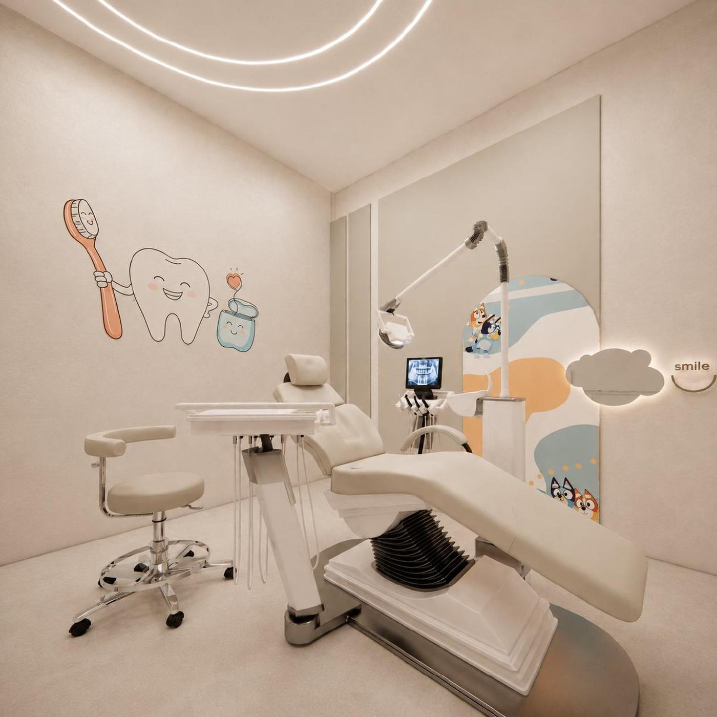 Sala pediatrica della clinica ALDOR