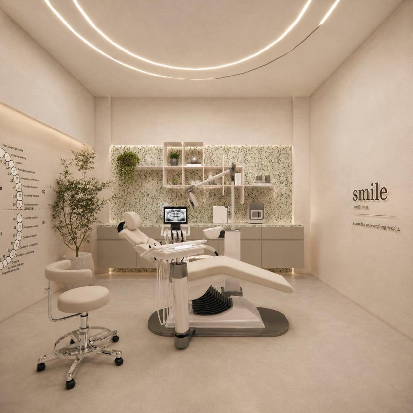 Sala per faccette dentali e smile design